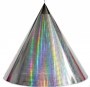 Kuželová pyramida malá (11 cm) - stříbrná čtverečky